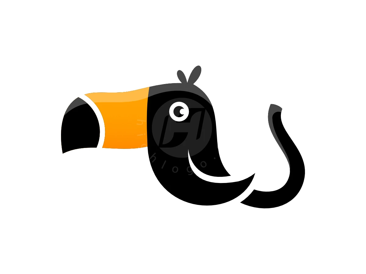 Playful Elephant Toucan Logo - Animal Logo design by Andhikart for sale on Highlogo