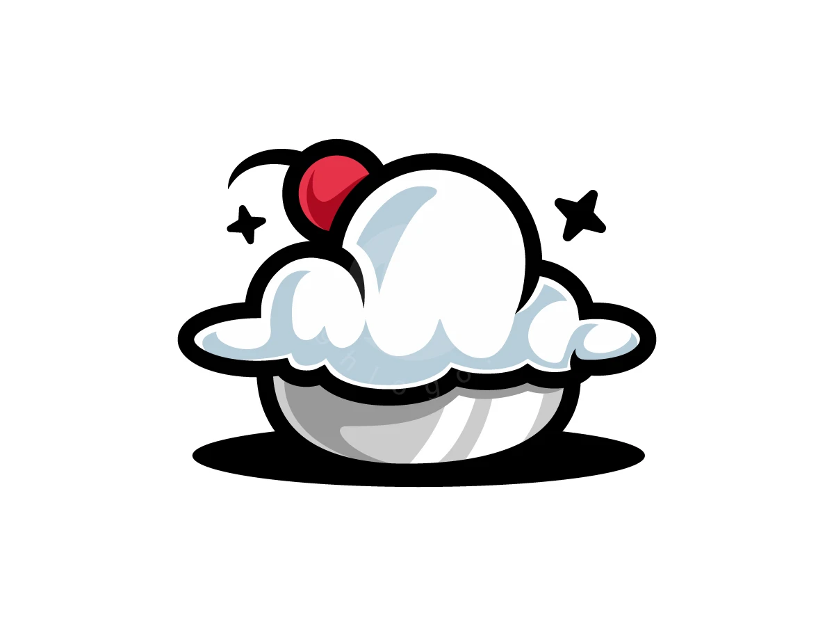 Fun Cloud Pie Cartoon Logo - Food Logo design by ArizalArsyad for sale on Highlogo
