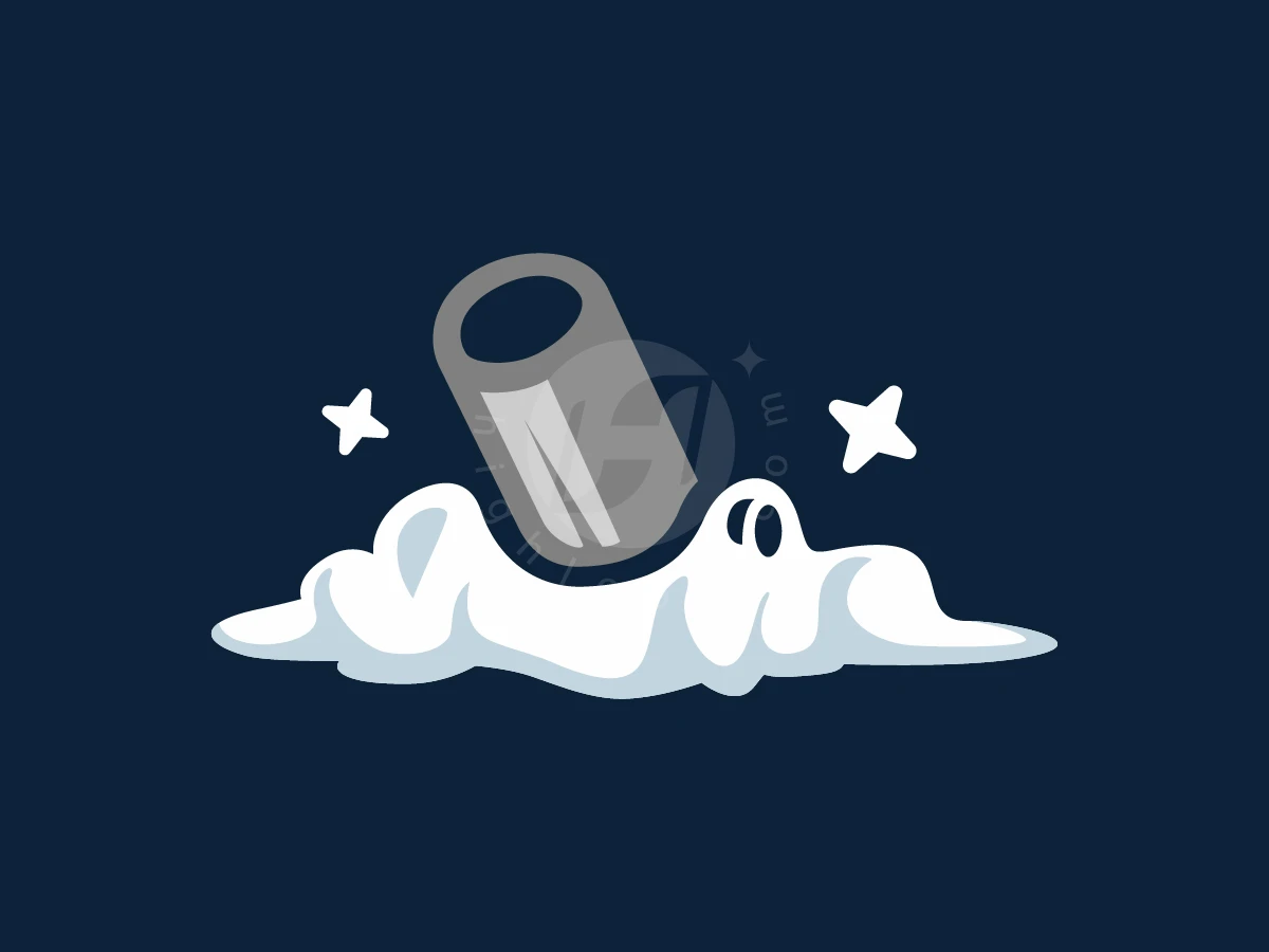 Fun Cloud Cannon Cartoon Logo - Gaming Logo design by ArizalArsyad for sale on Highlogo