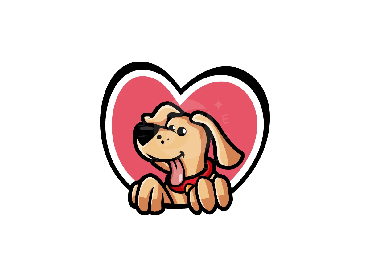 Dog Lover Cute Cartoon Logo - Abstract Logo design by ArizalArsyad for sale on Highlogo