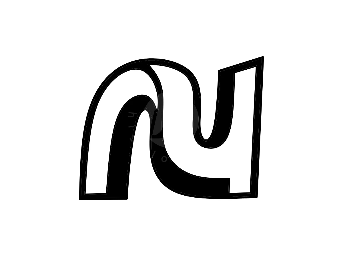 Monogram Letter NU Or UN Logo - Logo Logo design by Eka Eka for sale on Highlogo