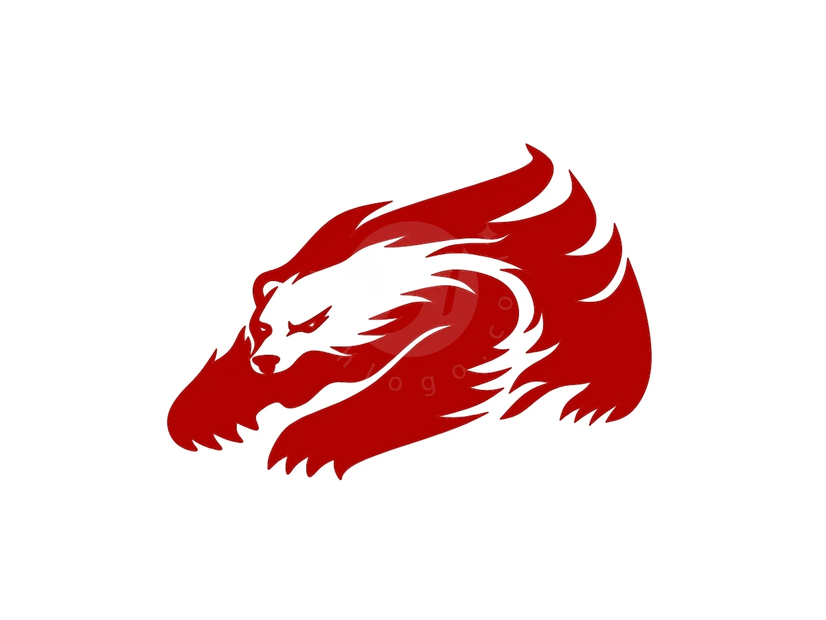 Aggressive Bear Fire Logo - Animal Logo design by Eka Eka for sale on Highlogo