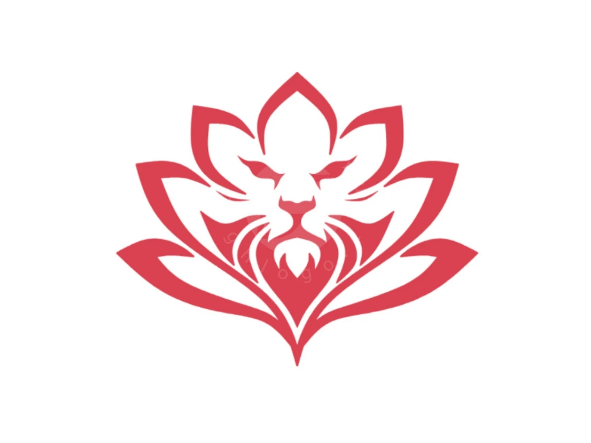 Lion Faced Flower Logo - Animal Logo design by Eka Eka for sale on Highlogo