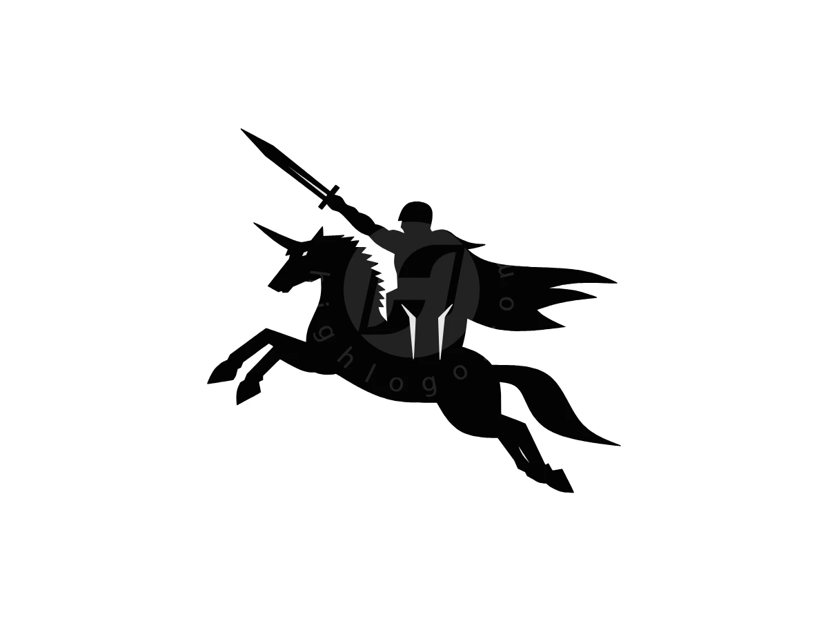 Knight On Horseback Logo - Animal Logo design by Eka Eka for sale on Highlogo