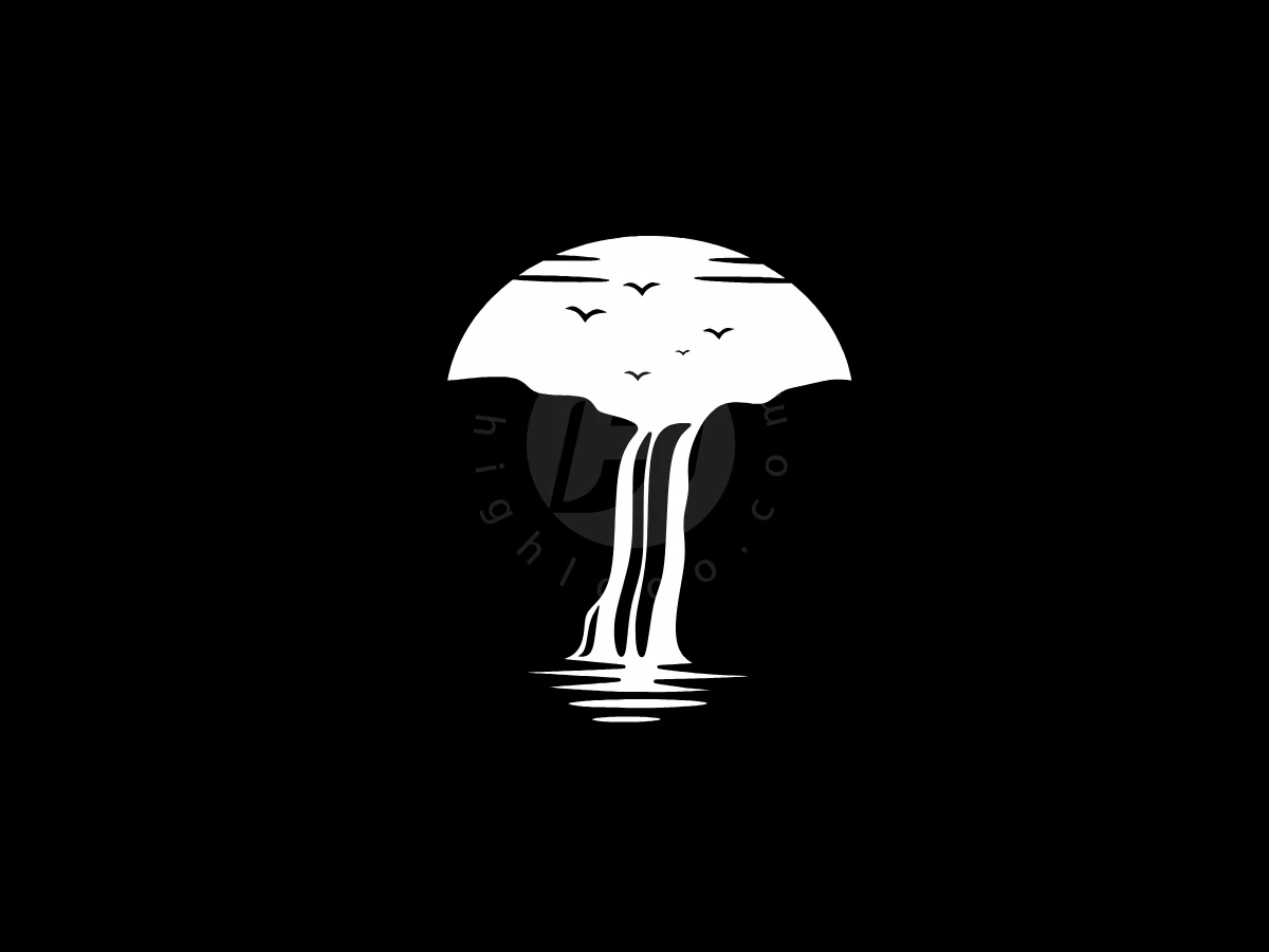 Waterfall Travel Or Tourism Logo - Travel Logo design by Eka Eka for sale on Highlogo