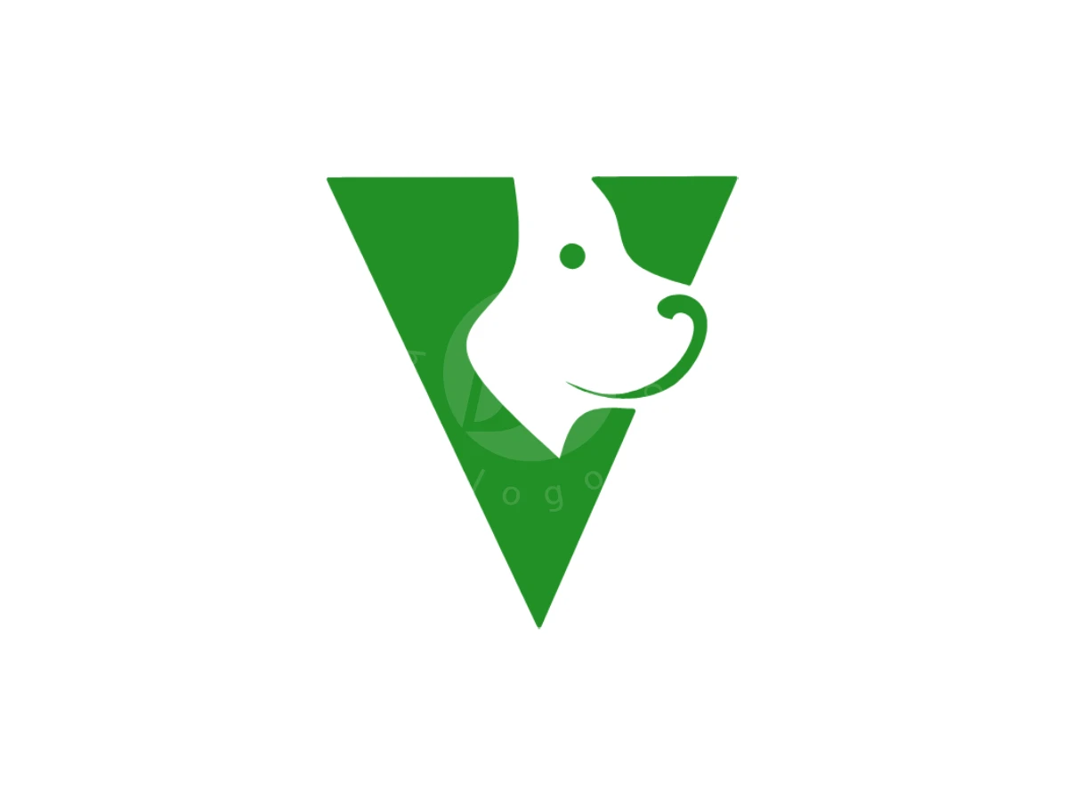 V Letter Dog Logo - Animal Logo design by Eka Eka for sale on Highlogo