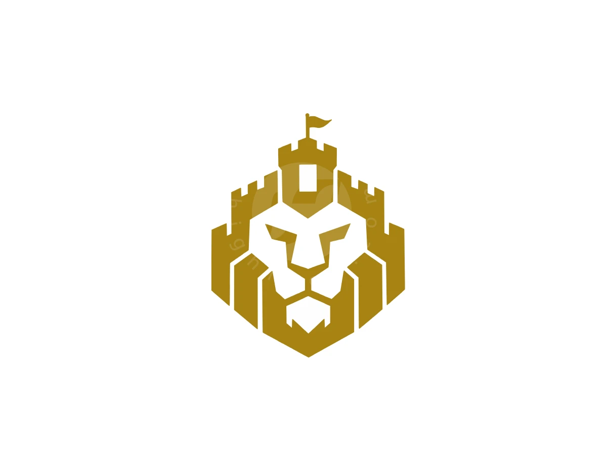 Modern Lion Fortress Logo - Animal Logo design by Eka Eka for sale on Highlogo