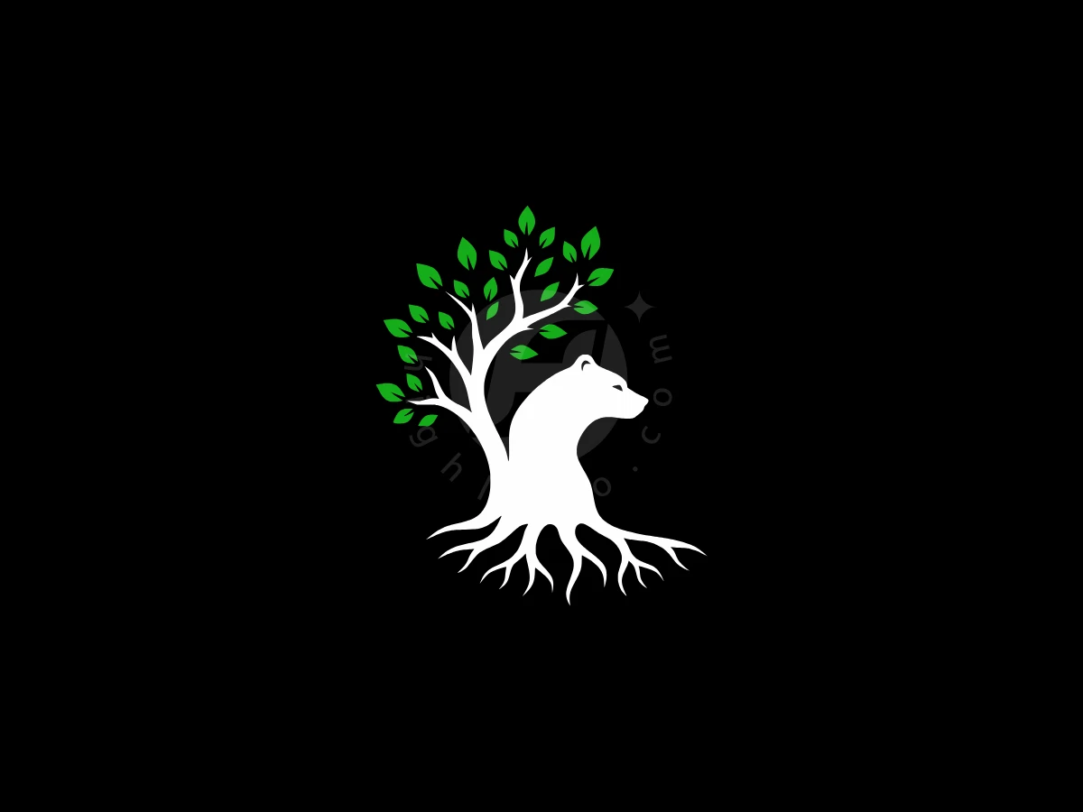 Tree Bear Logo - Animal Logo design by Eka Eka for sale on Highlogo