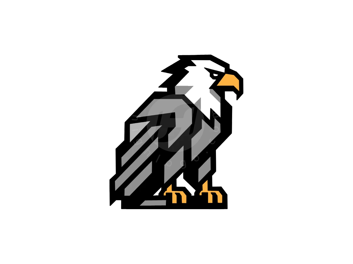 Modern Geometric Eagle Logo - Animal Logo design by Eka Eka for sale on Highlogo
