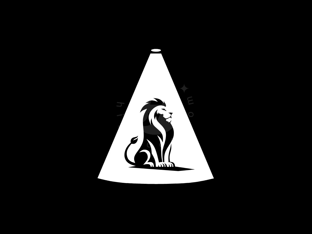 Lion In The Spotlight Logo - Animal Logo design by Eka Eka for sale on Highlogo