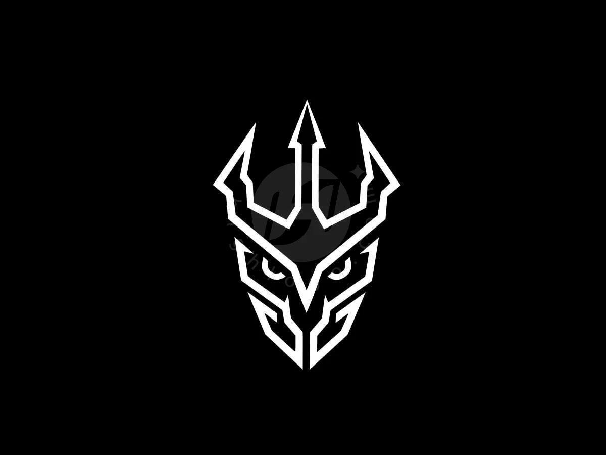 Elegant Owl Trident Logo - Animal Logo design by Eka Eka for sale on Highlogo