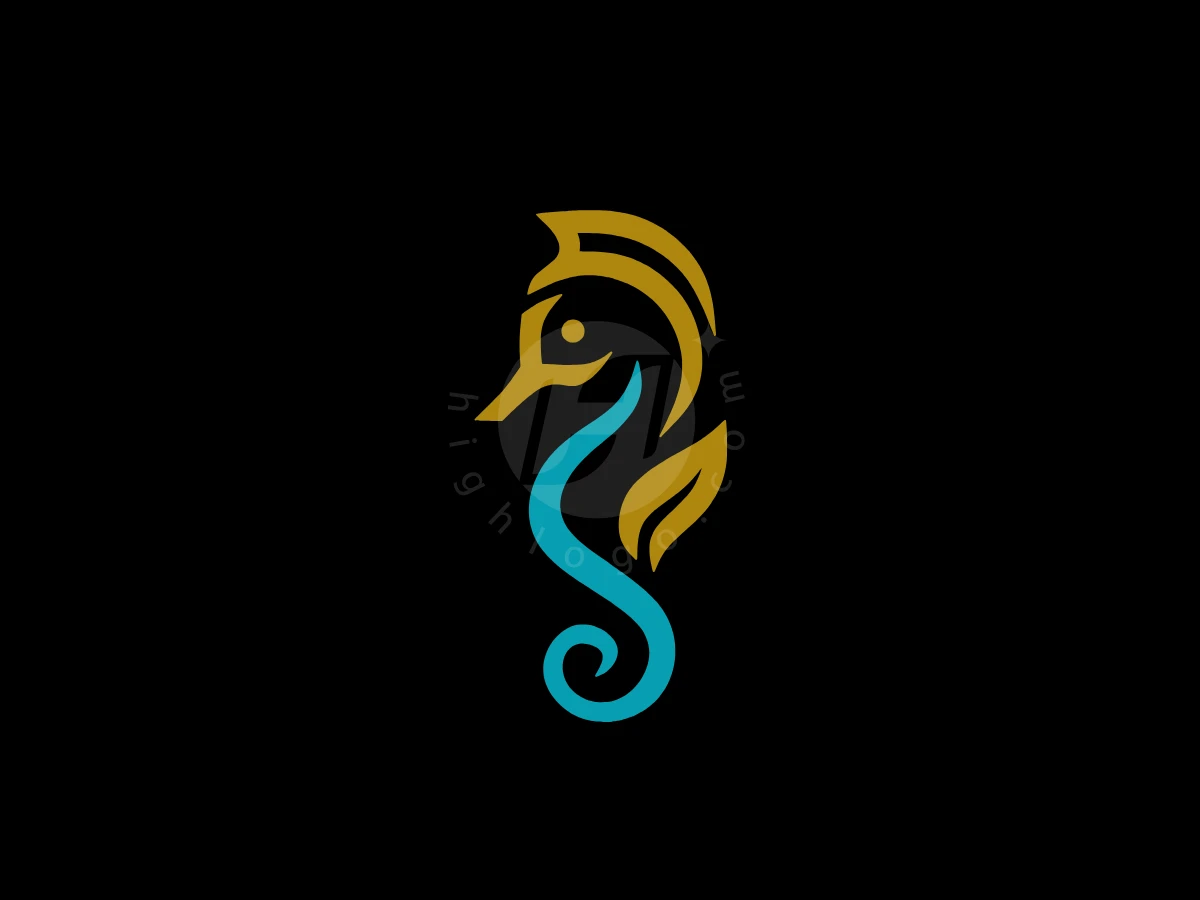 Stylized Seahorse Logo - Animal Logo design by Eka Eka for sale on Highlogo