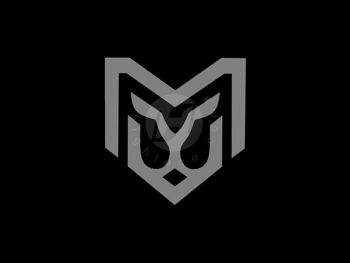 Lion Face Letter MW Logo - Animal Logo design by Eka Eka for sale on Highlogo