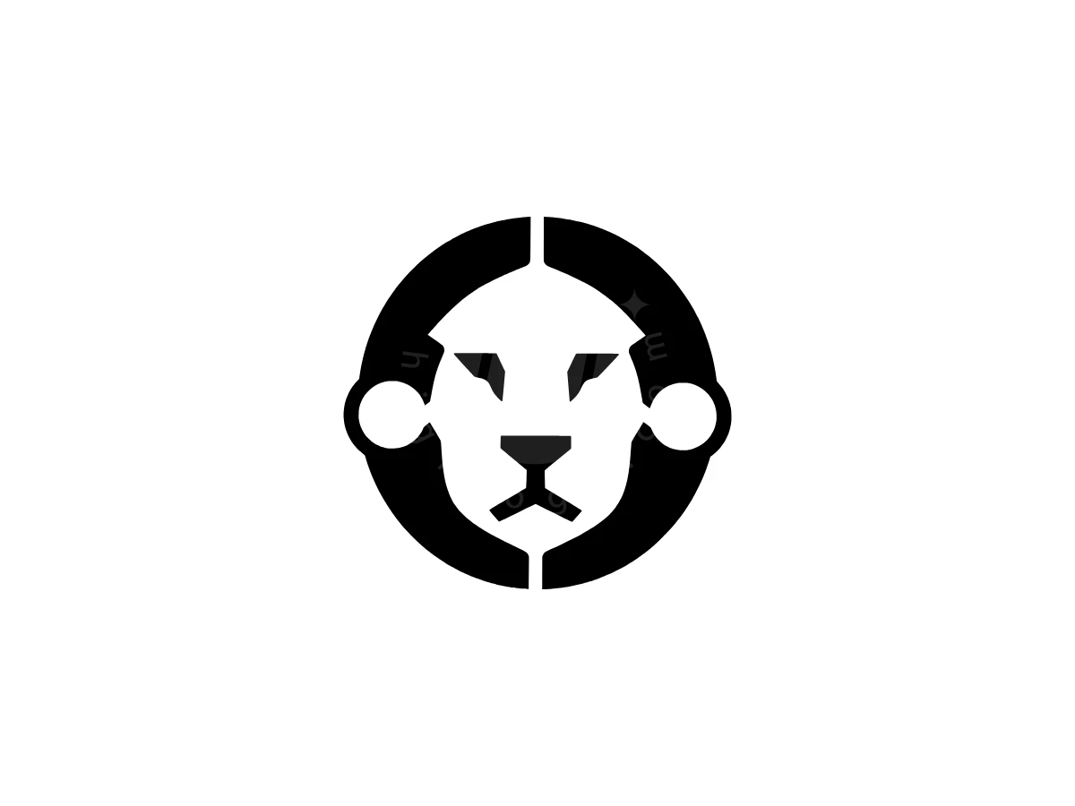 Circle Style Lion Face Logo - Animal Logo design by Eka Eka for sale on Highlogo