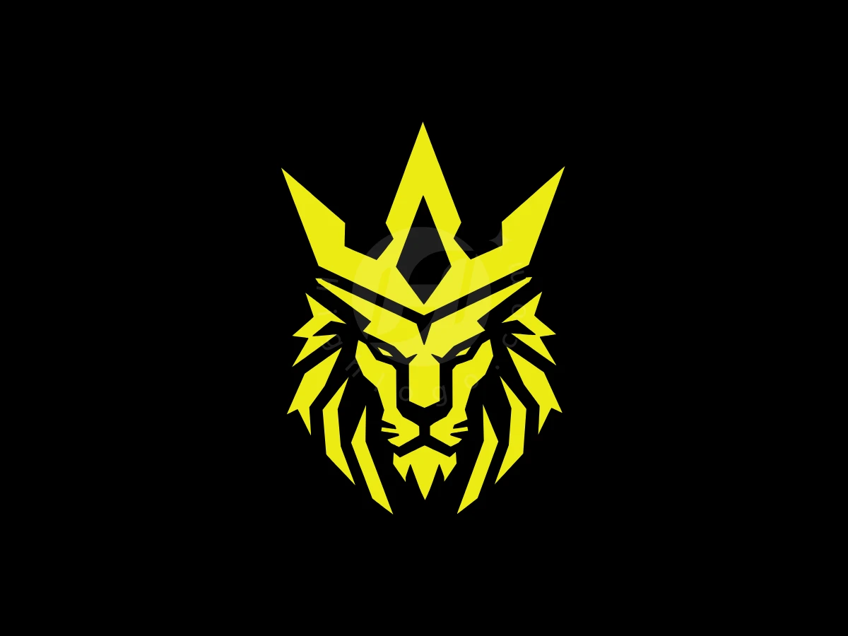 Aggressive Lion King Face Logo - Animal Logo design by Eka Eka for sale on Highlogo