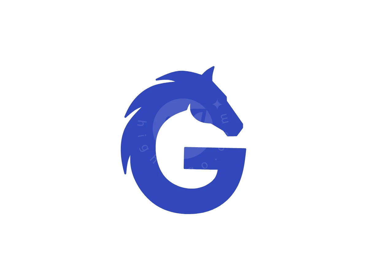 Capital Letter G With Horse Head Logo - Logo Logo design by Eka Eka for sale on Highlogo