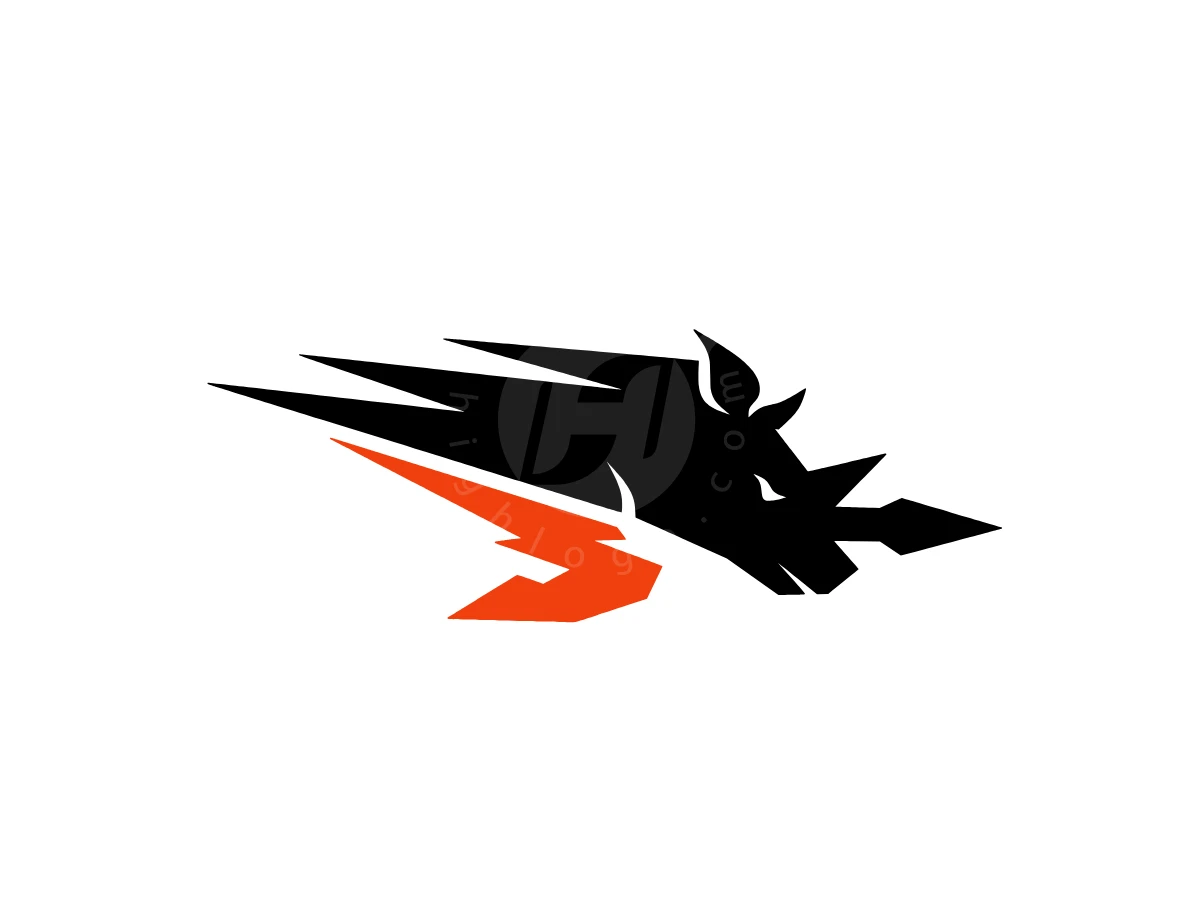 Comet Logo In The Form Of A Rhinoceros With A Spear - Animal Logo design by Eka Eka for sale on Highlogo