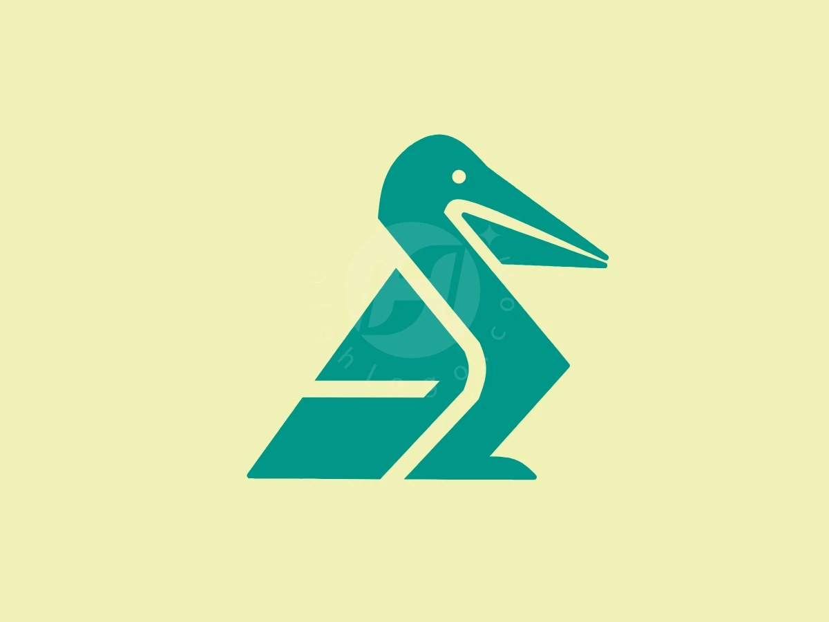 Simple Pelican Logo - Animal Logo design by Eka Eka for sale on Highlogo