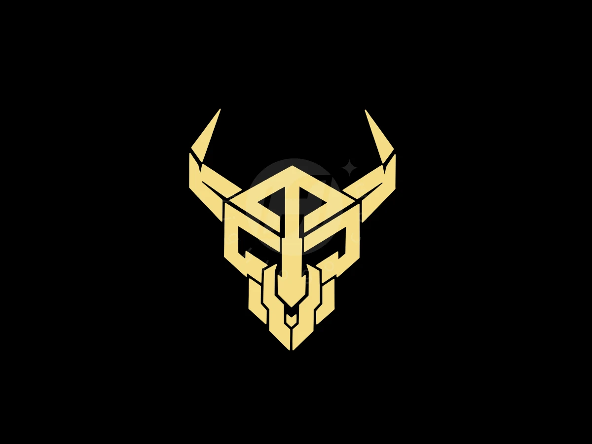 Geometric Bull Logo - Animal Logo design by Eka Eka for sale on Highlogo