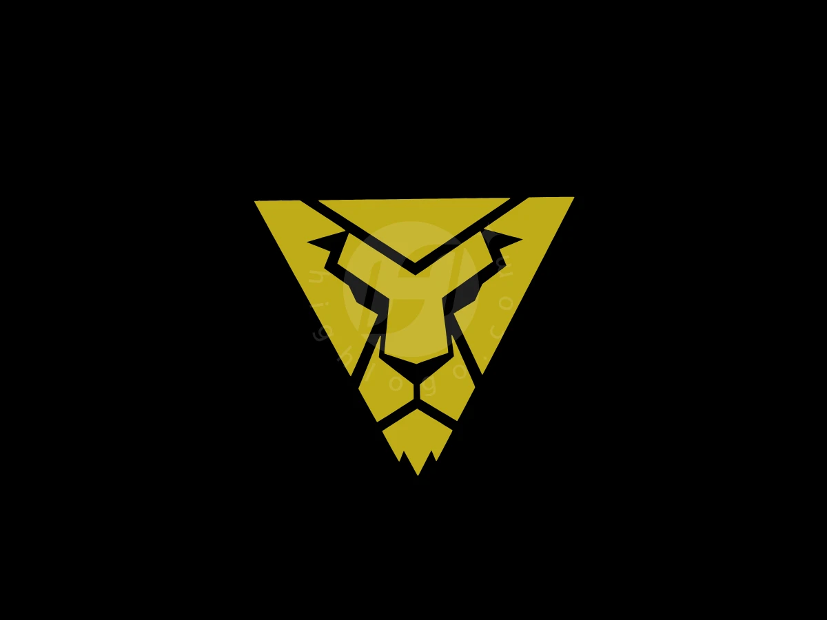 Inverted Triangle Lion Logo - Animal Logo design by Eka Eka for sale on Highlogo