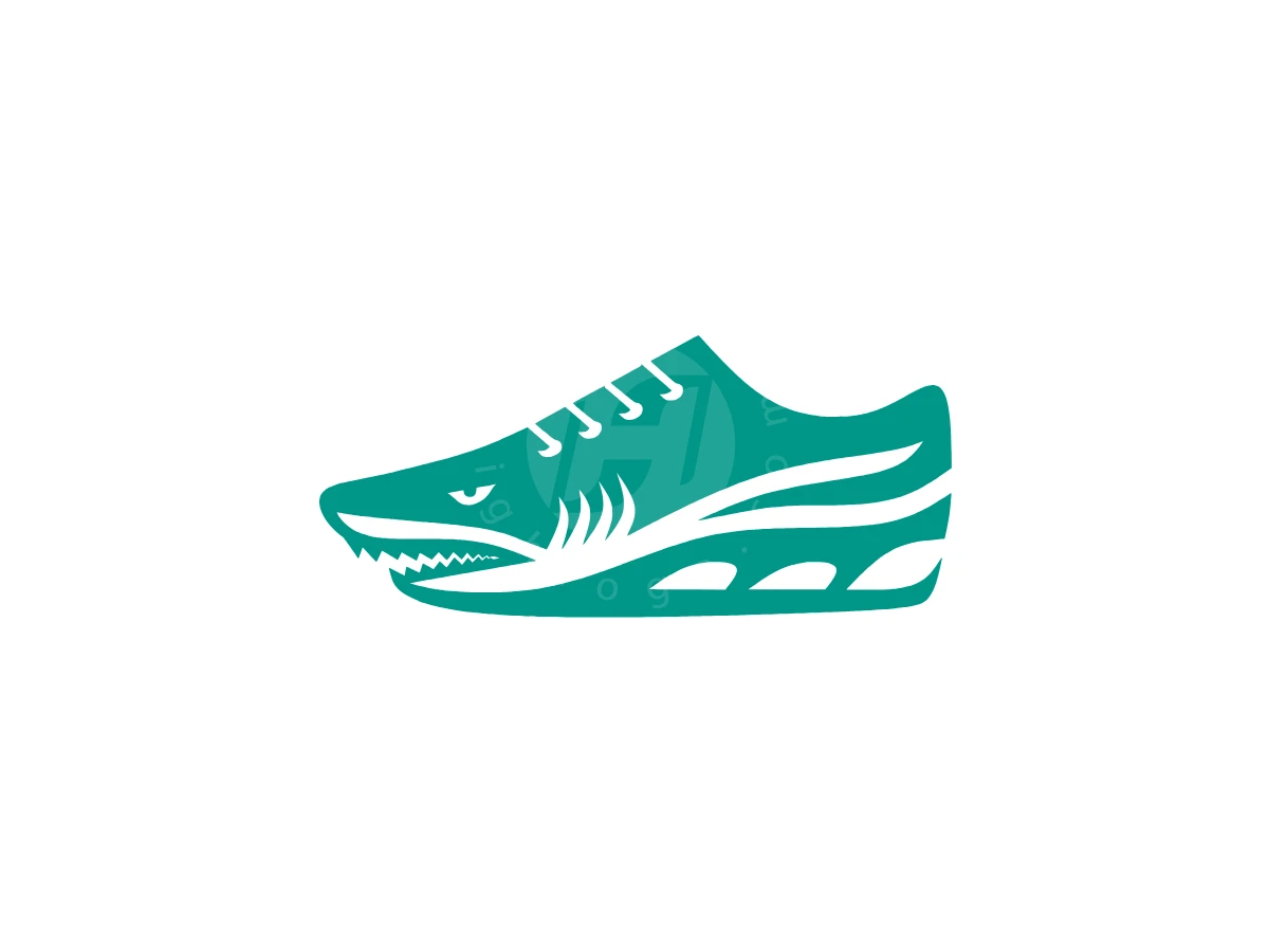 Shoe Logo With Shark Snout - Animal Logo design by Eka Eka for sale on Highlogo