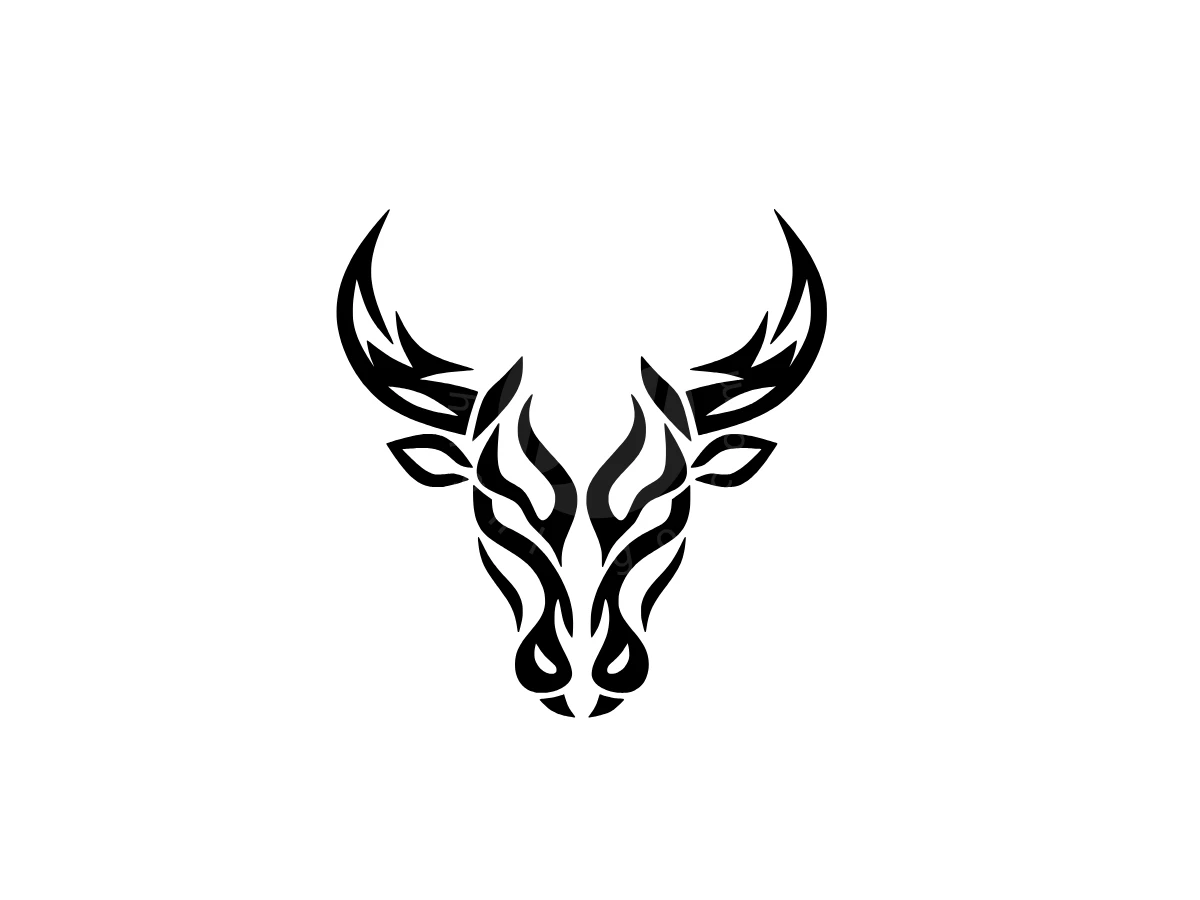 Tribal Style Bull Logo - Animal Logo design by Eka Eka for sale on Highlogo