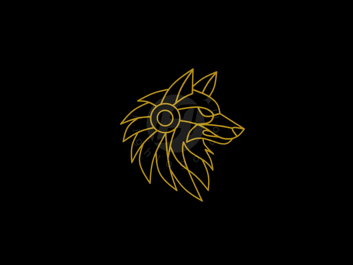 Wolf Line Art Logo - Animal Logo design by Eka Eka for sale on Highlogo