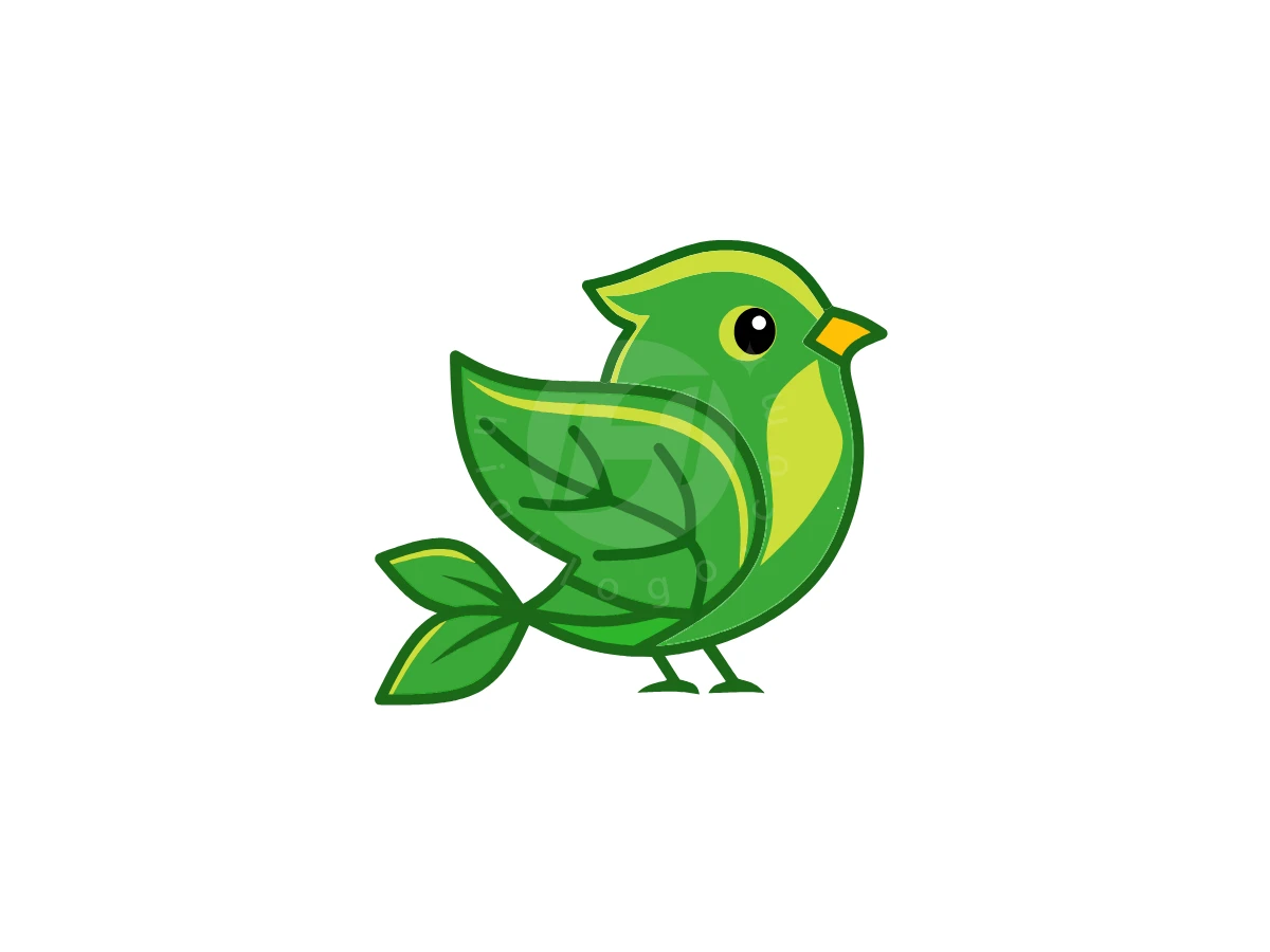 Eco-friendly Leaf Bird Logo - Animal Logo design by Eka Eka for sale on Highlogo