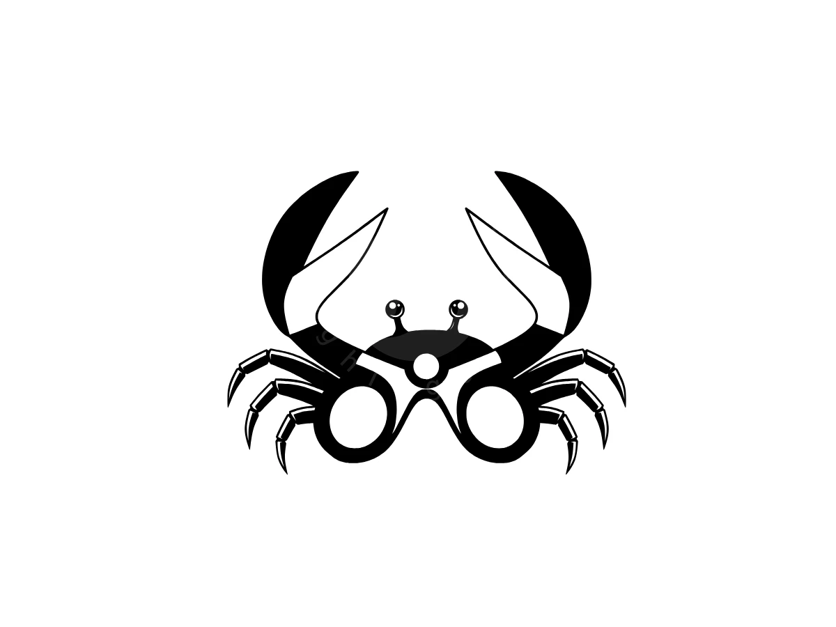 Scissor Logo With Crab Shape - Animal Logo design by Eka Eka for sale on Highlogo