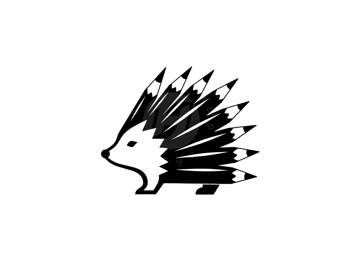Pencil Hedgehog Logo - Animal Logo design by Eka Eka for sale on Highlogo
