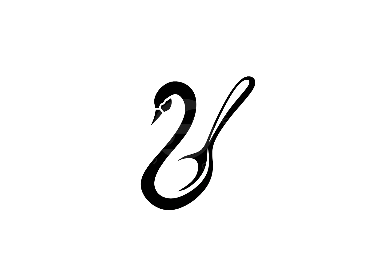 Simple Spoonful Swan Logo - Animal Logo design by Eka Eka for sale on Highlogo