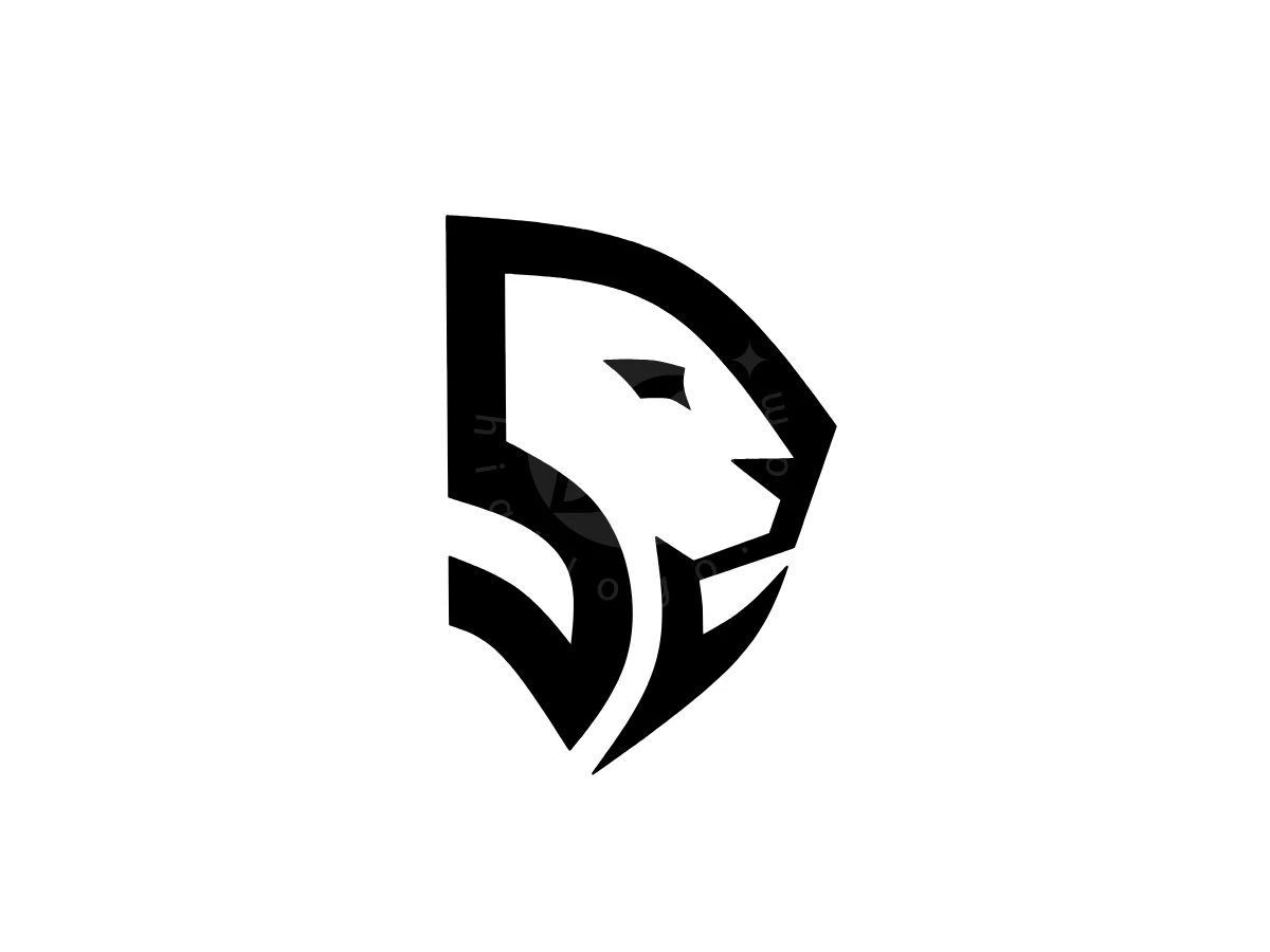Lion Logo Inside The Number 5 Shield - Animal Logo design by Eka Eka for sale on Highlogo