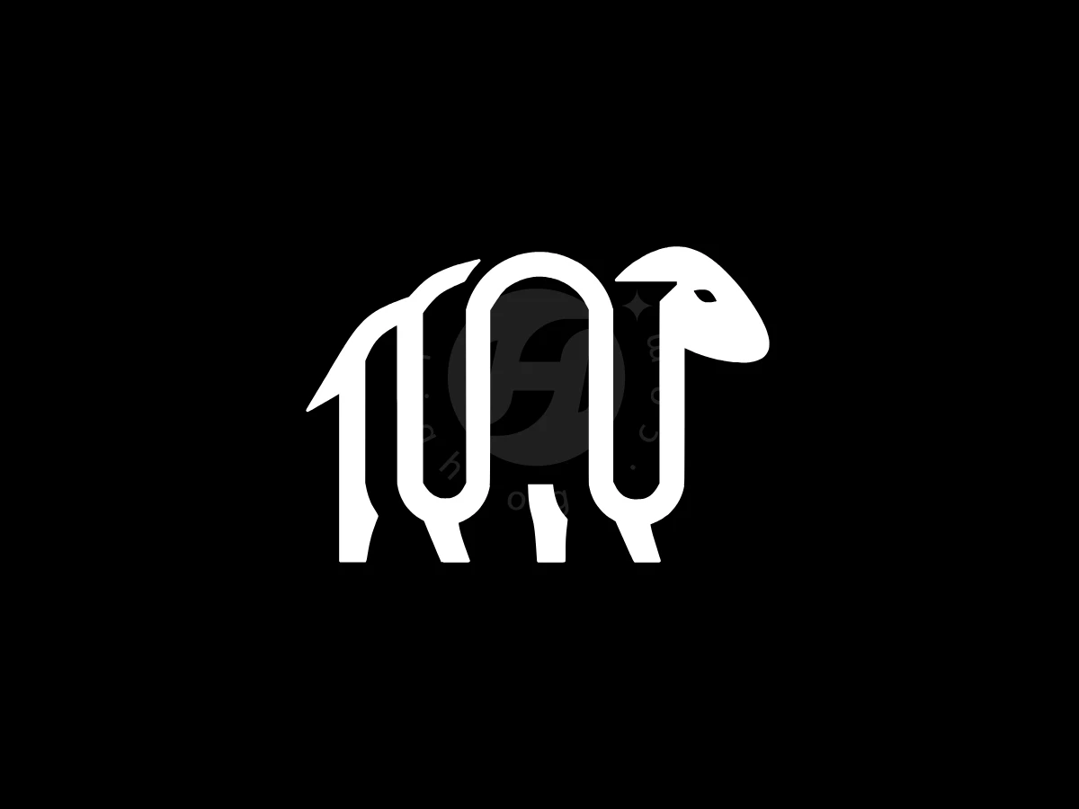 Stylized Sheep Or Goat Logo - Animal Logo design by Eka Eka for sale on Highlogo