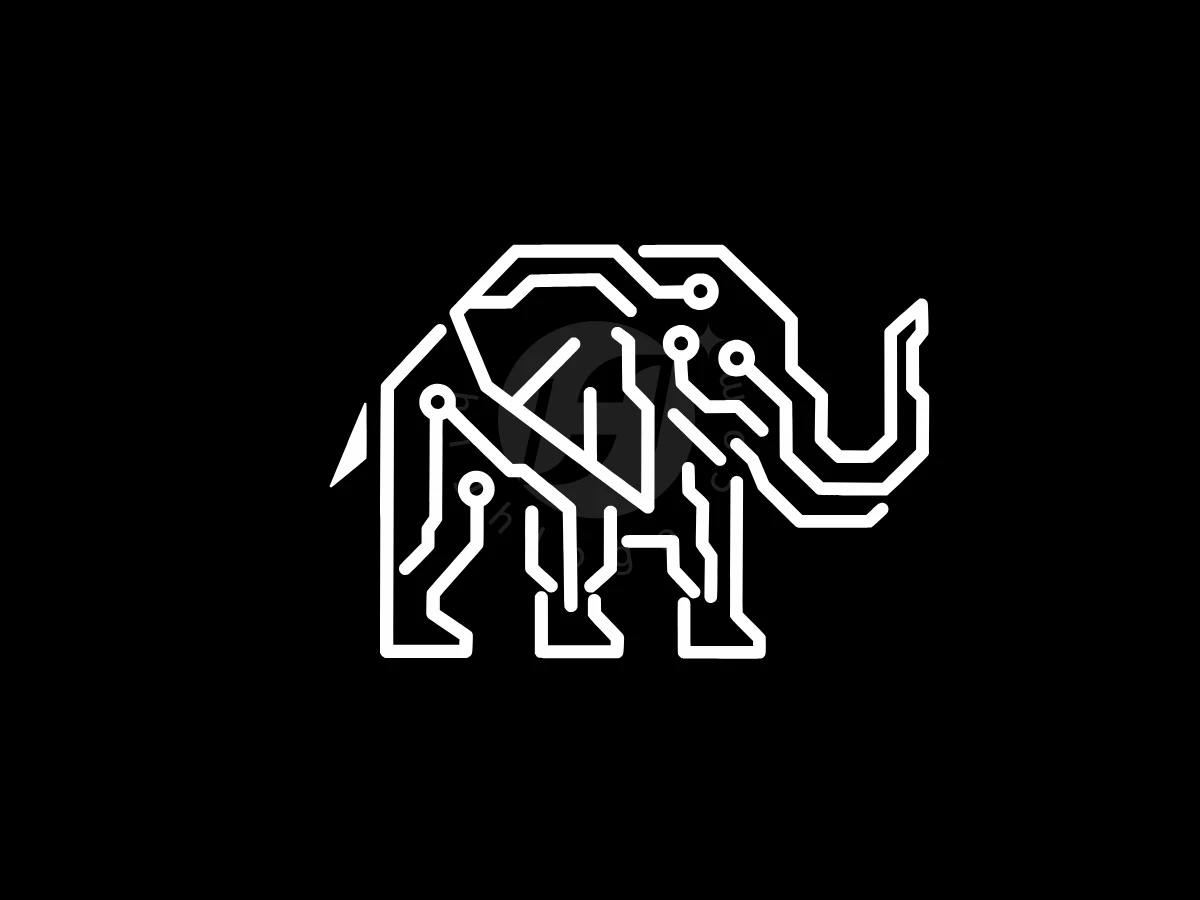 Technology Elephant Logo - Animal Logo design by Eka Eka for sale on Highlogo