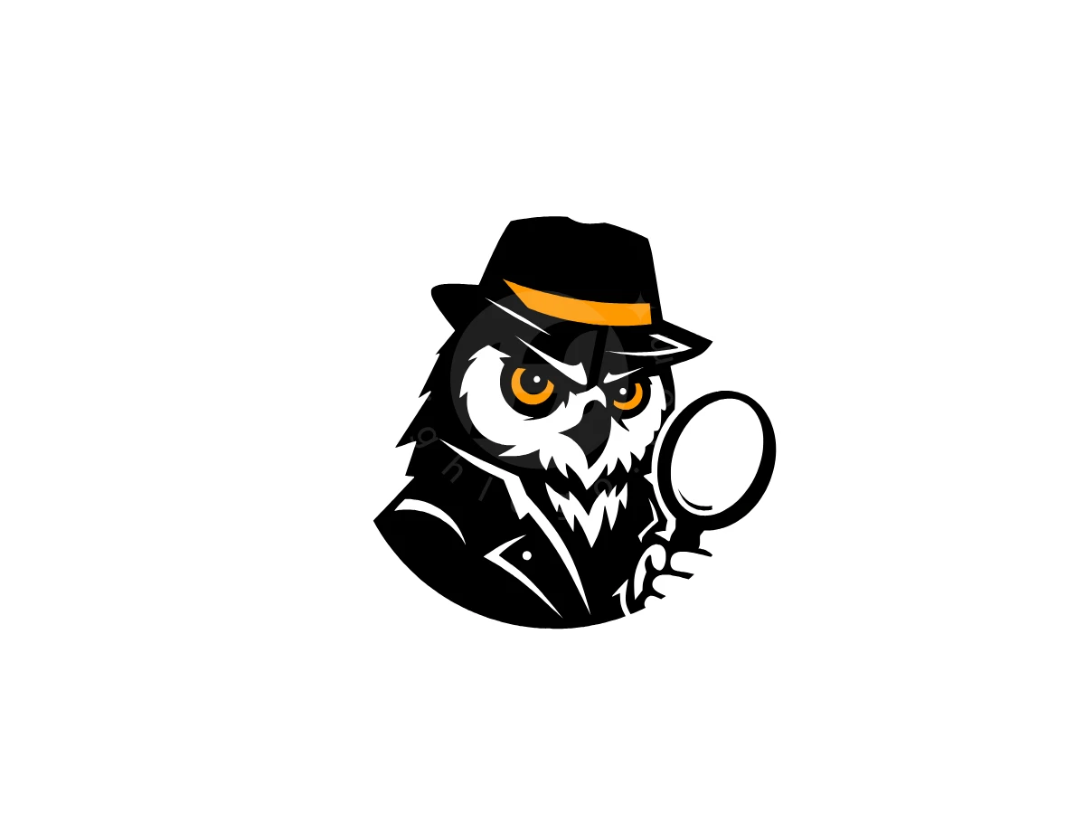 Owl Detective Logo - Animal Logo design by Eka Eka for sale on Highlogo