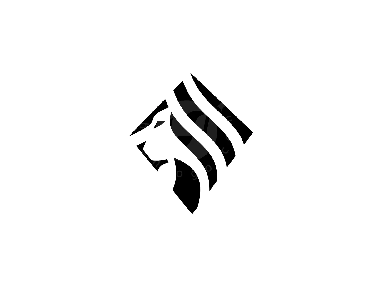 Abstract Minimalist Lion Piston Logo - Animal Logo design by Eka Eka for sale on Highlogo