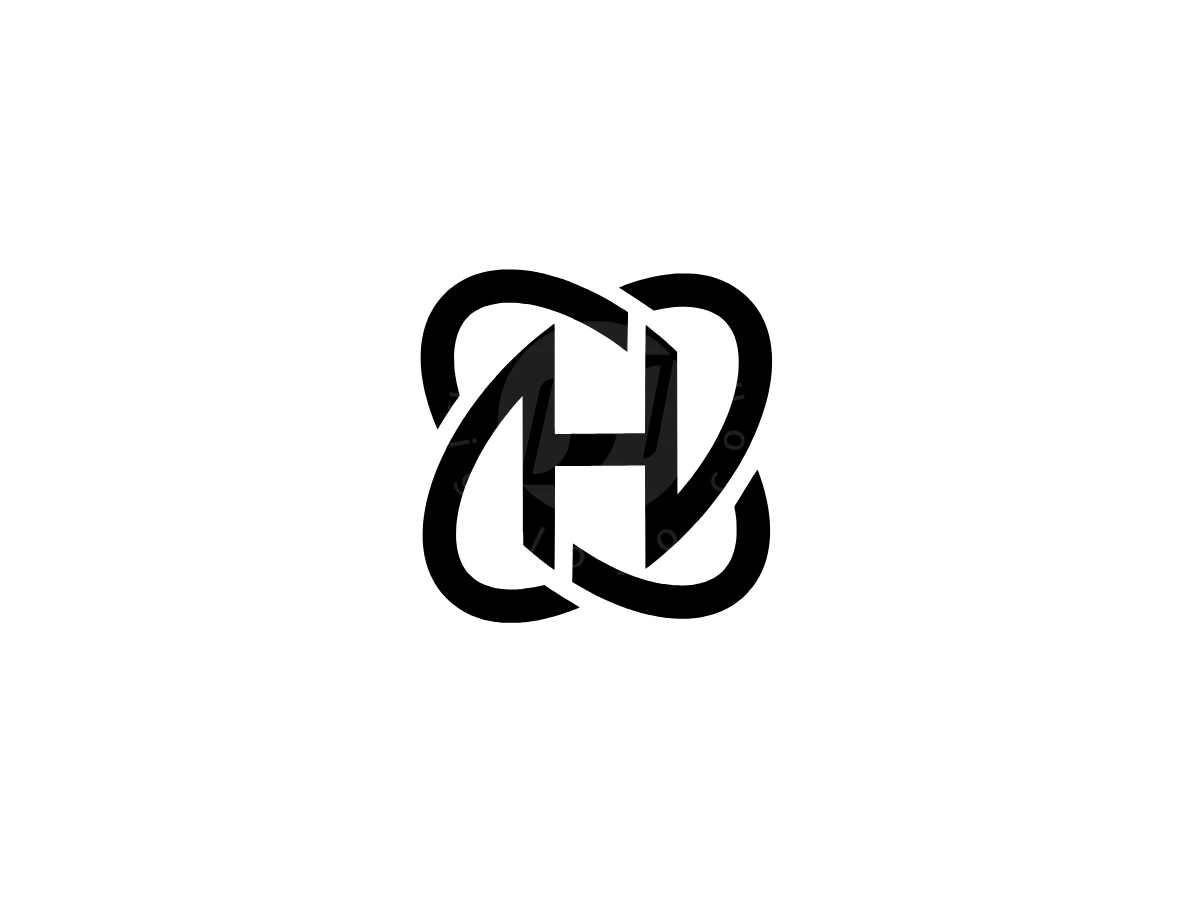 Modern Interlocking Letter H Logo - Logo Logo design by Eka Eka for sale on Highlogo