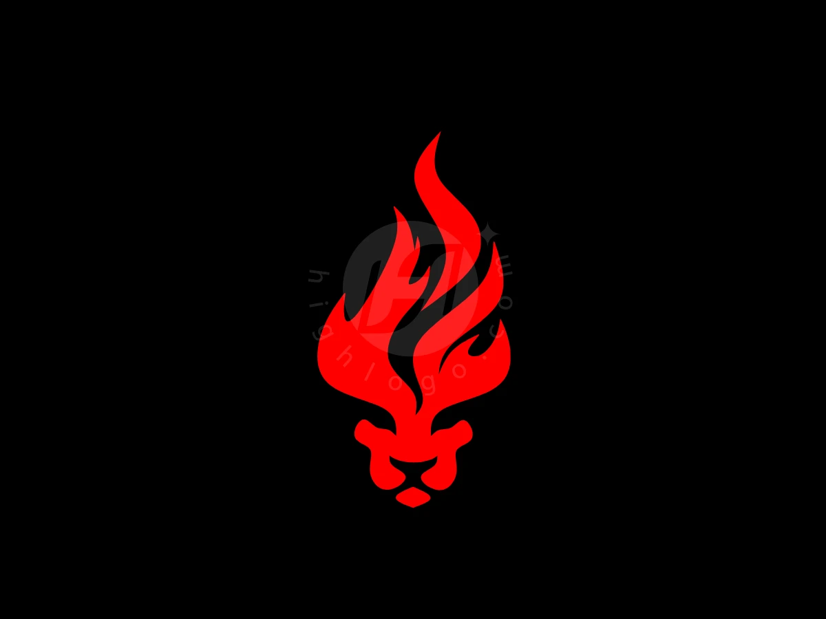 Bold Fire Lion Logo - Animal Logo design by Eka Eka for sale on Highlogo
