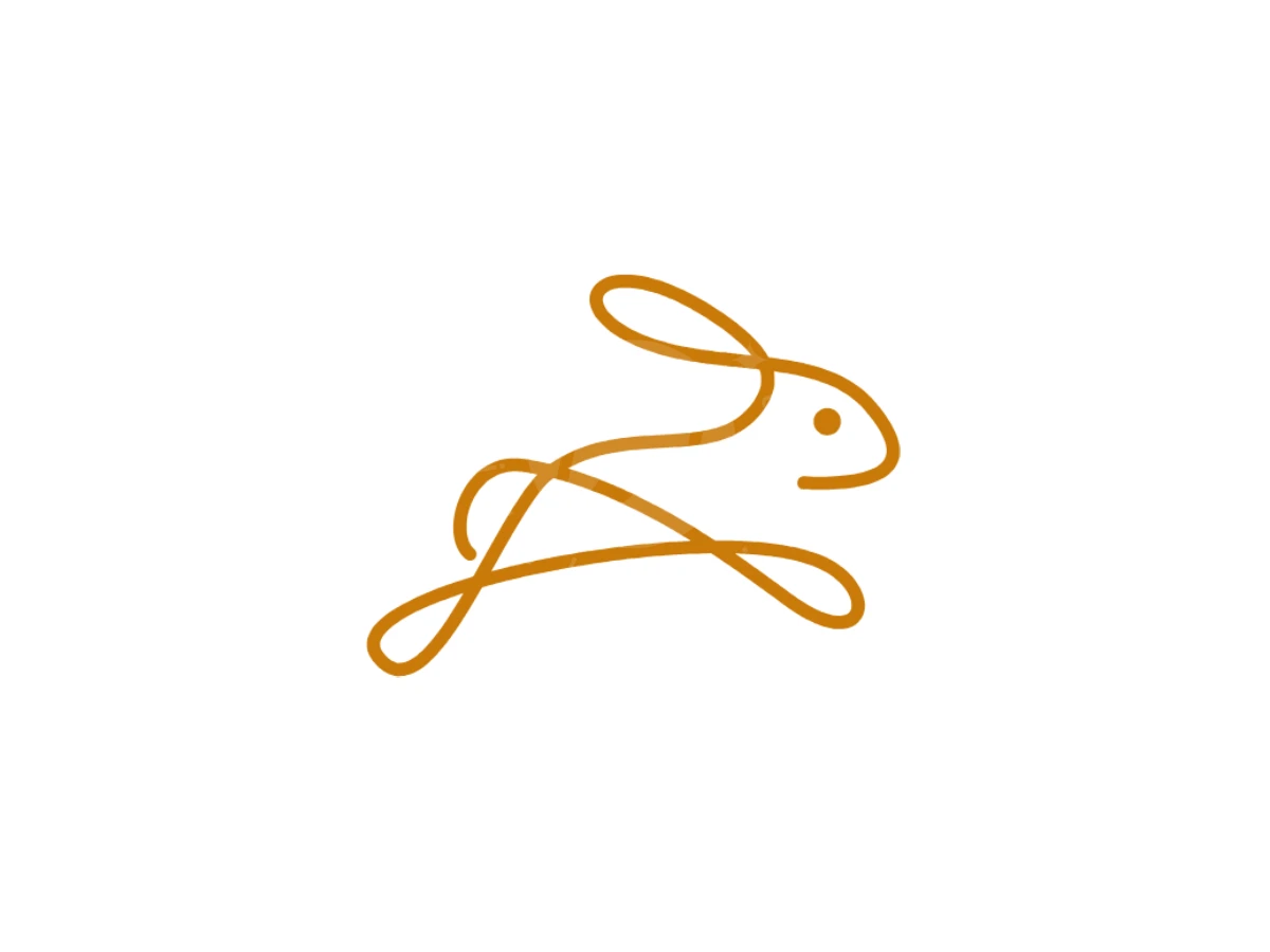 Logo Infiniti Kelinci Melompat - Animal Logo design by Eka Eka for sale on Highlogo