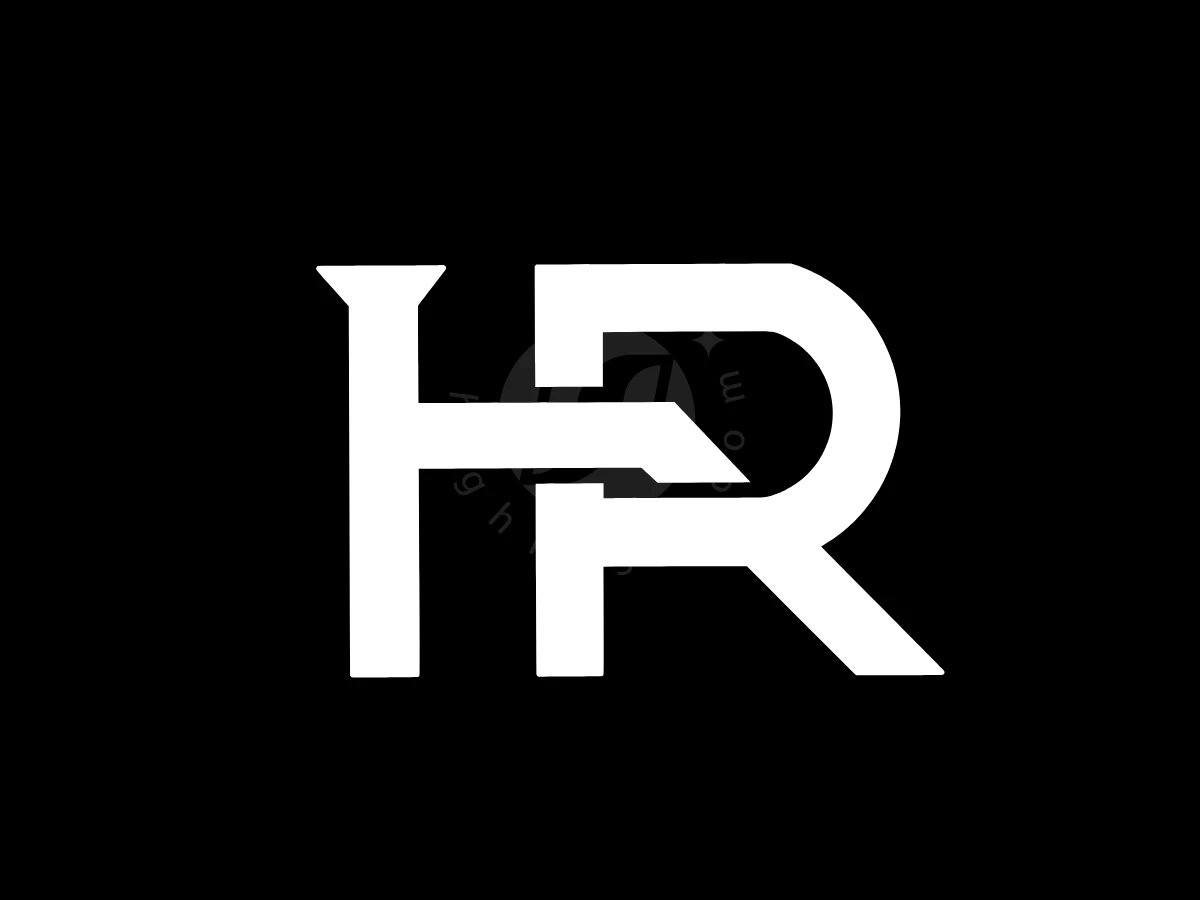 Monogram Logo Of Connected Letters Hr Or Rh - Logo Logo design by Eka Eka for sale on Highlogo
