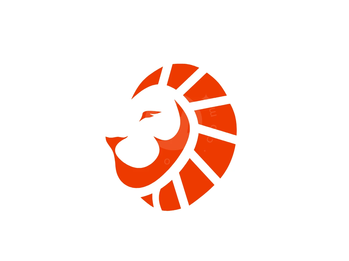 Radial Lion Logo - Animal Logo design by Eka Eka for sale on Highlogo