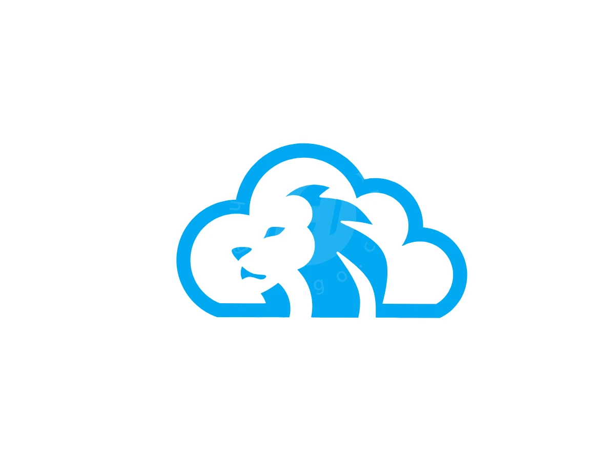 Creative Lion Cloud Logo - Animal Logo design by Eka Eka for sale on Highlogo