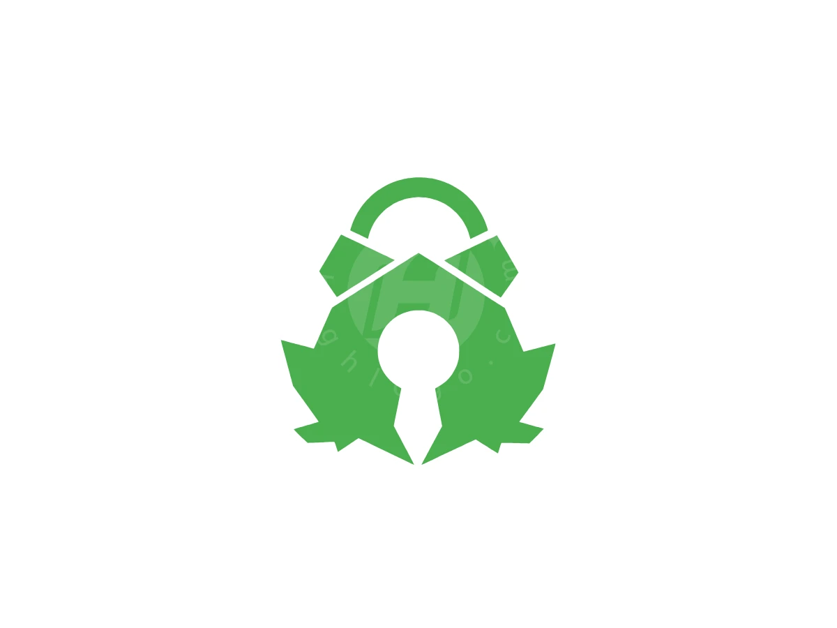 Minimalist Geometric Padlock Frog Logo - Animal Logo design by Eka Eka for sale on Highlogo