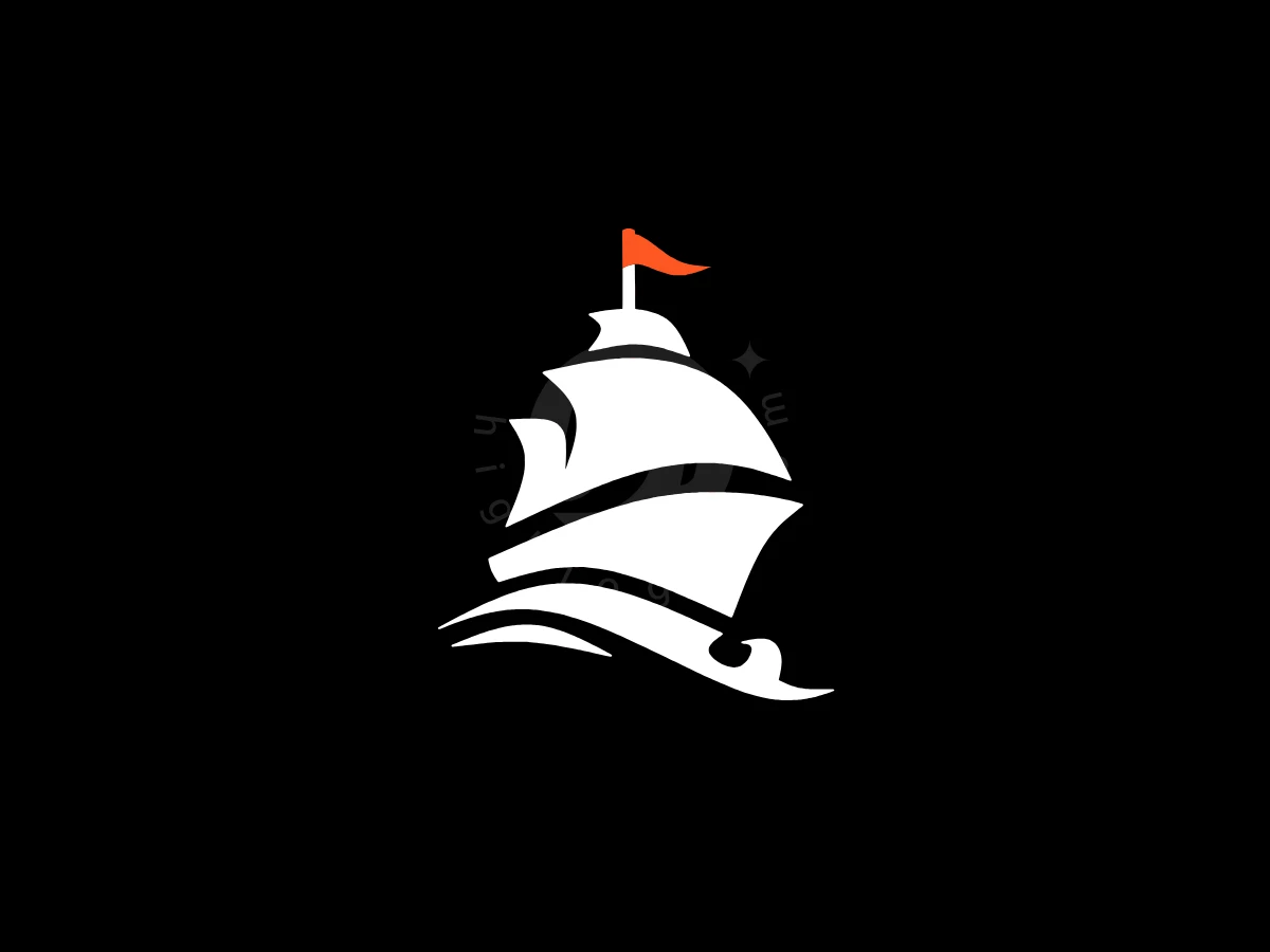 Minimalist Sailing Ship Logo - Travel Logo design by Eka Eka for sale on Highlogo
