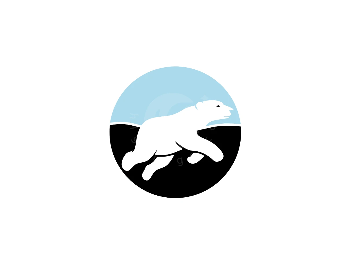 Swimming Polar Bear Logo - Animal Logo design by Eka Eka for sale on Highlogo