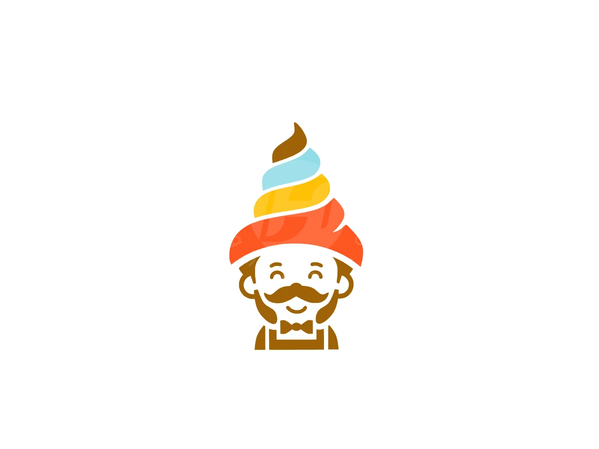 Ice Cream Chef Logo - Food Logo design by Eka Eka for sale on Highlogo