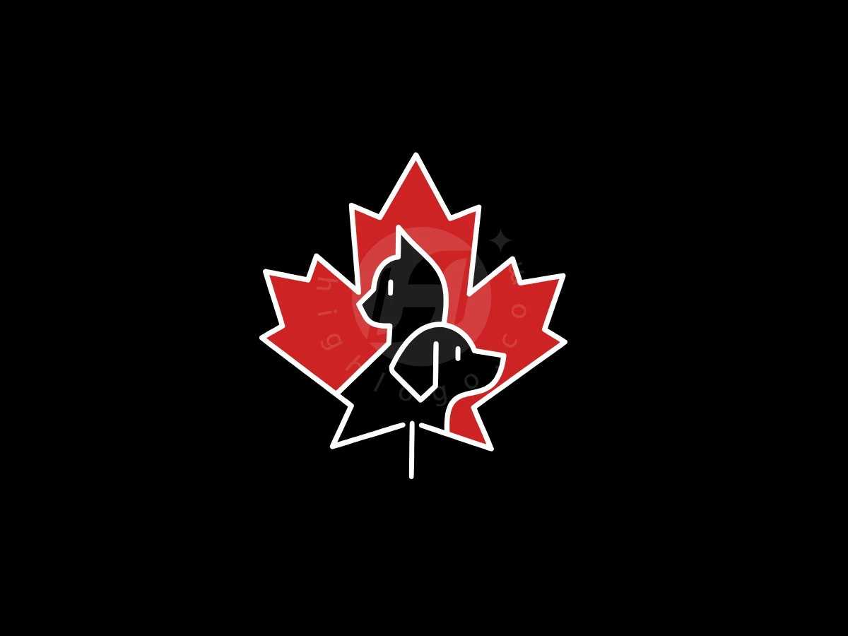 Maple Leaf Cat Dog Logo - Animal Logo design by Eka Eka for sale on Highlogo