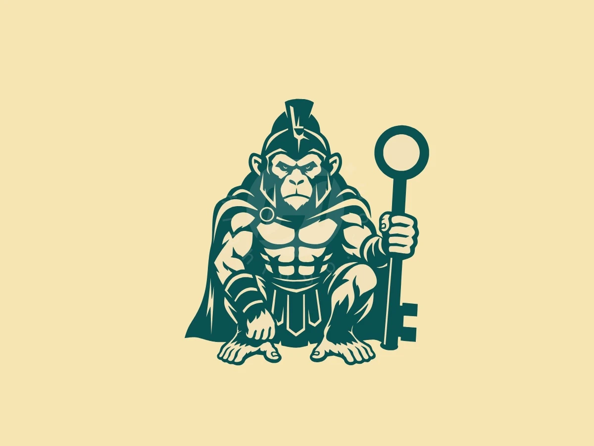 Strong Spartan Ape Logo - preview 1