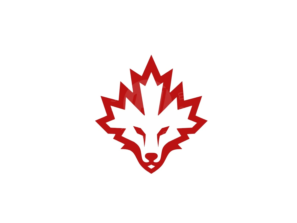 Wolf Maple Leaf Logo - Animal Logo design by Eka Eka for sale on Highlogo