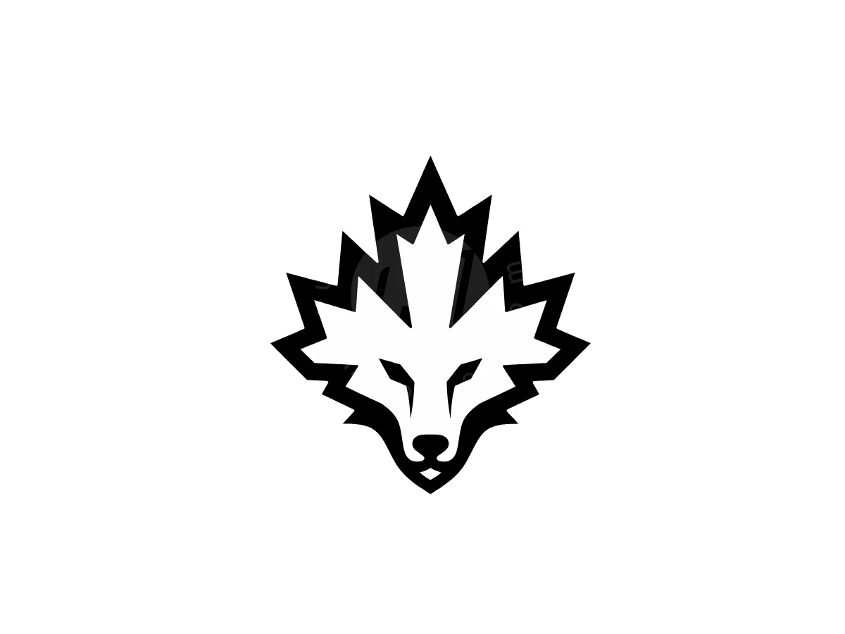 Wolf Maple Leaf Logo - preview 1